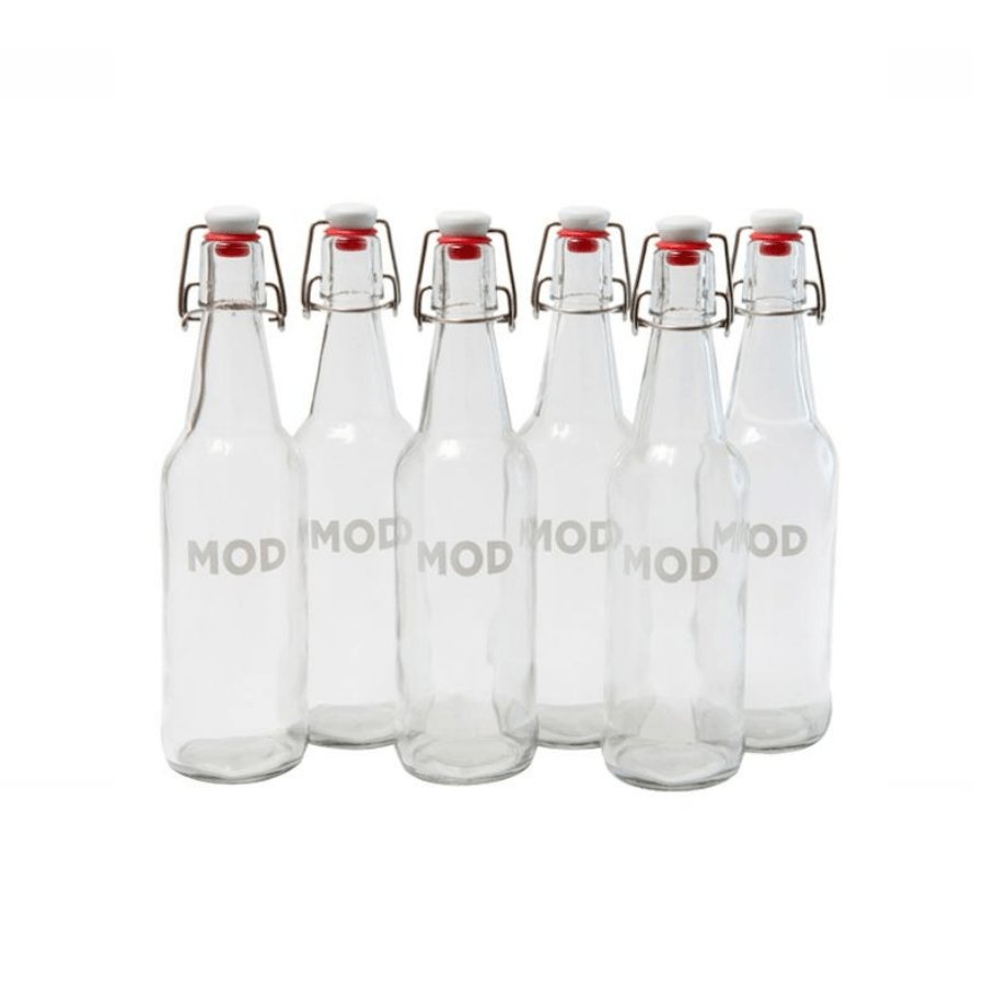 Swing Top Glass Bottle Set - 550ml (set of 6) - MOD Appliances Australia
