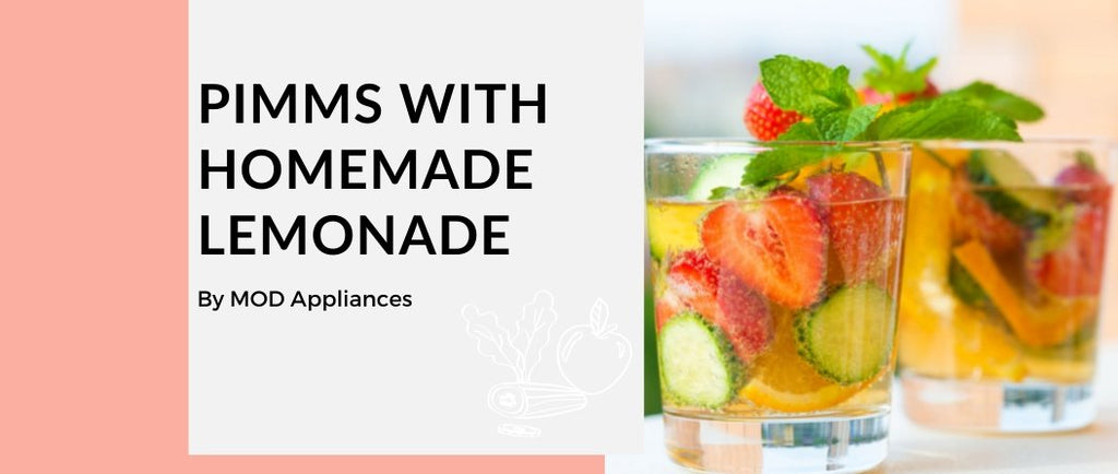 DIY Pimms with Homemade Cold Pressed Lemonade - MOD Appliances Australia