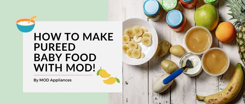 How To Make Pureed Baby Food With Your MOD Cold Press Juicer