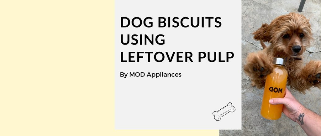 Turn Your Carrot, Celery & Apple Juice Pulp Into Dog Biscuits